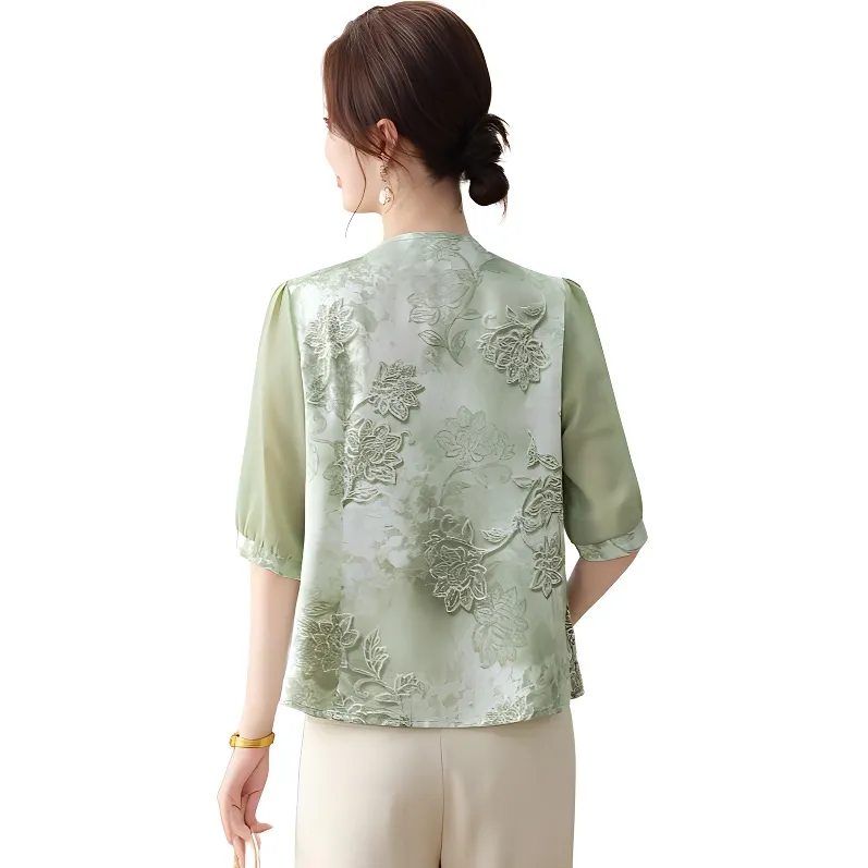 PIERRE CARDIN Chiffon Shirt Women's-4