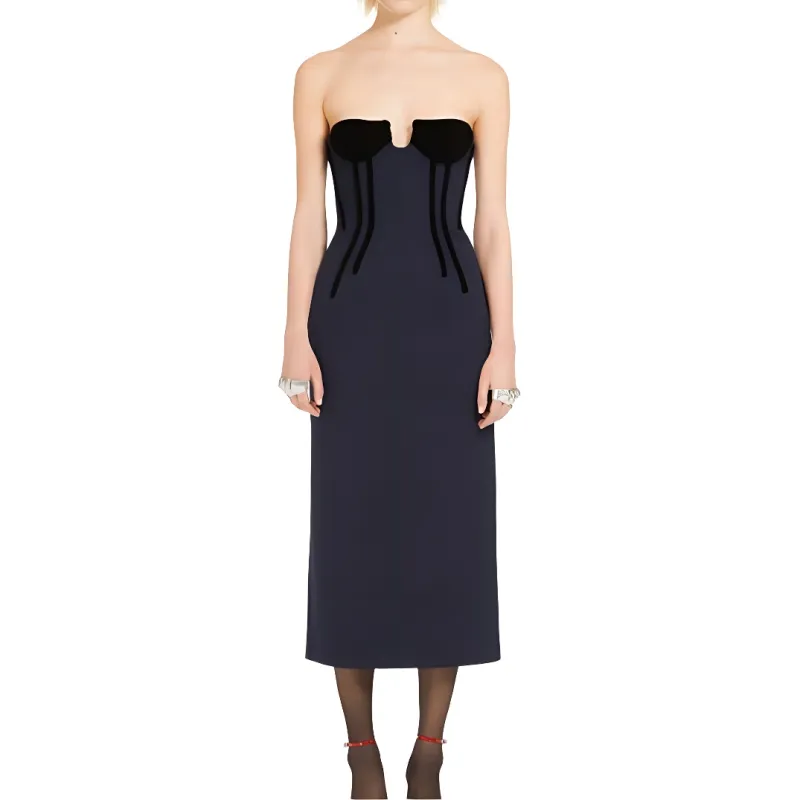 SportMax Anemone Straight Hem Sleeveless Dress-2
