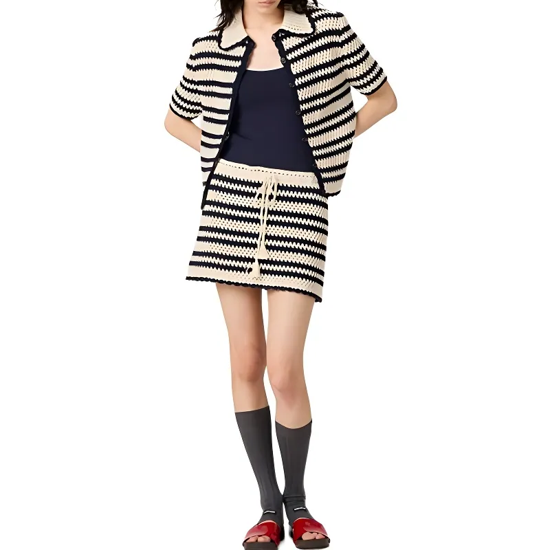 MIU MIU SS25 Casual Short Skirts Women's Blue-1