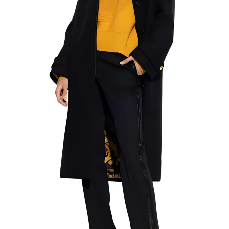 VERSACE Single breasted Coat-4