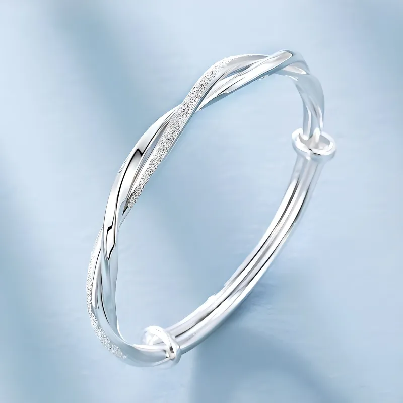 UZIID Sterling Silver Bangles Women's-4