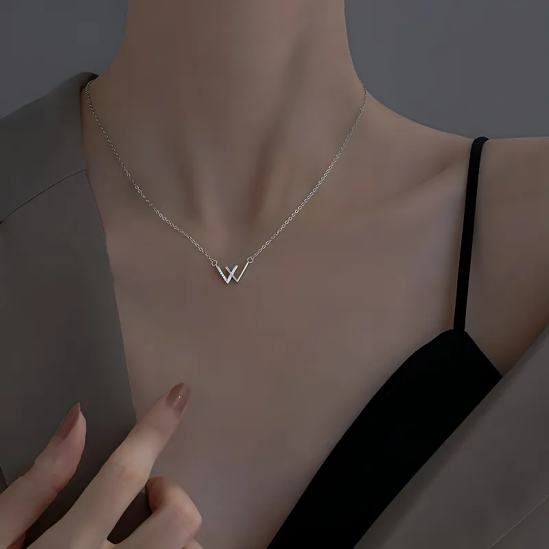 QIANFANGDAHUANGYE Titanium Steel Necklaces Women's-1