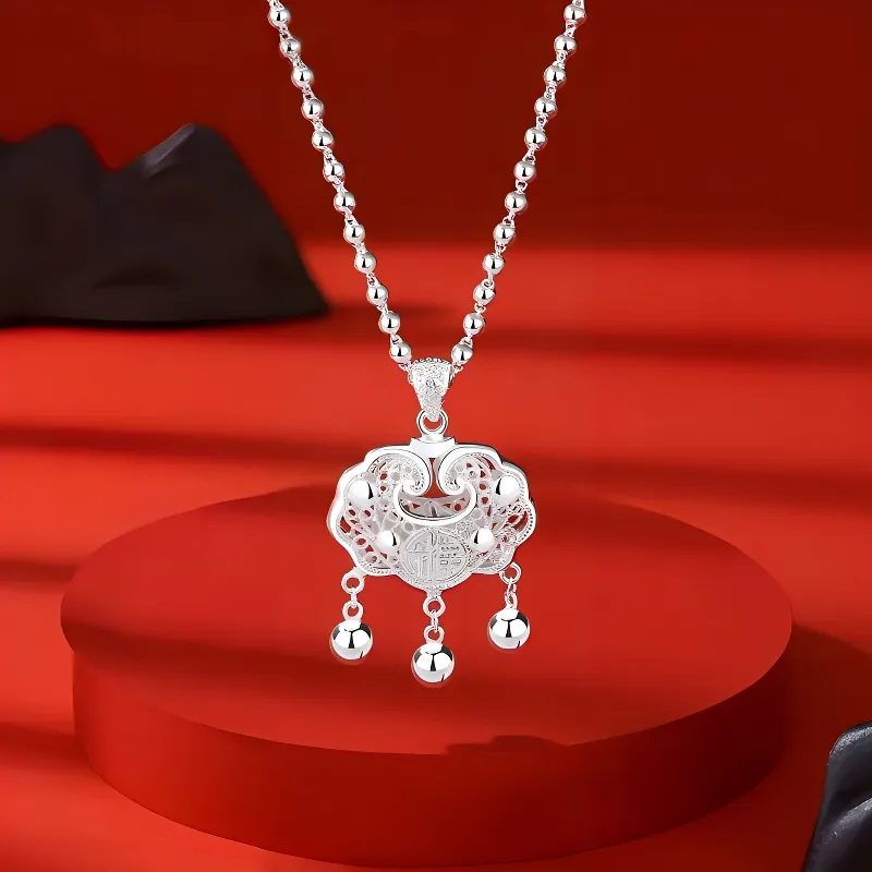 UZIID Sterling Silver Necklaces Unisex Silver-3