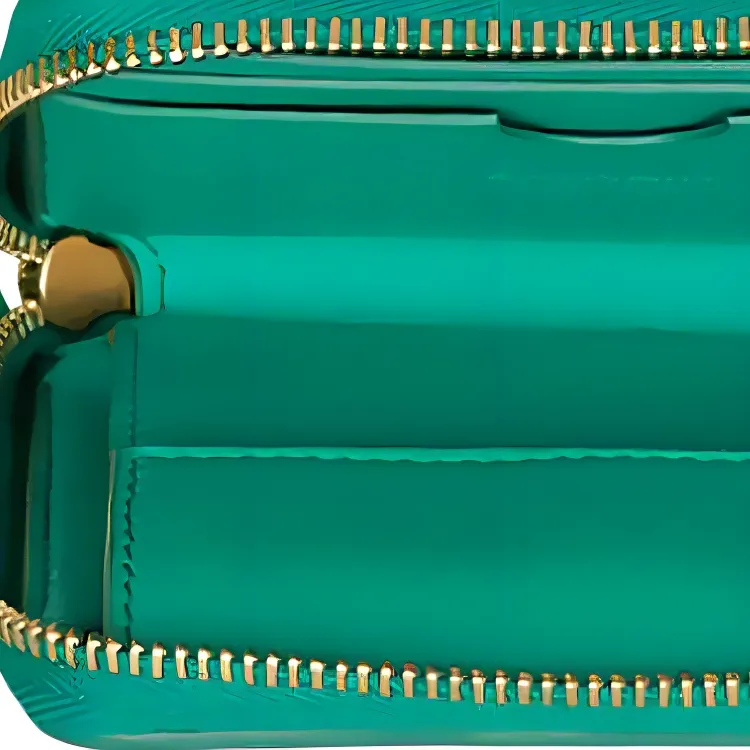 BALMAIN B-BUZZ Calfskin Wallet Women's Green-4