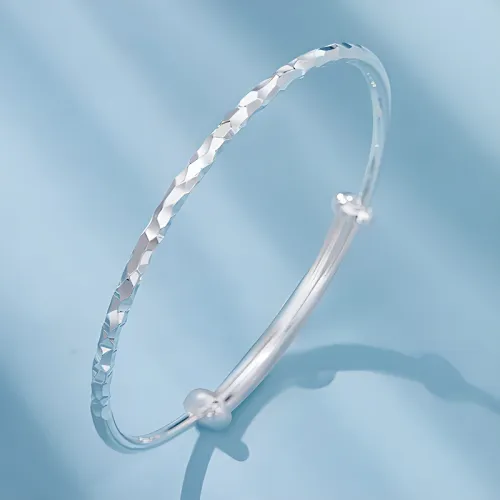 Bear Silversmith 999 Fine Silver Sterling Silver Bangle Women's