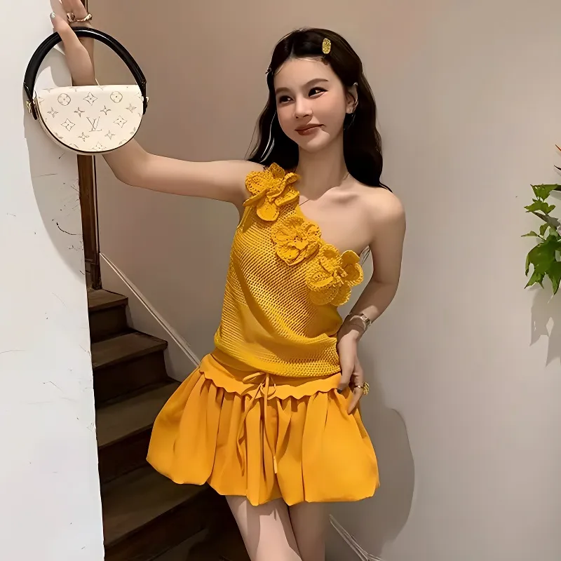 HAPG Two Piece Skirt Sets Women's-8