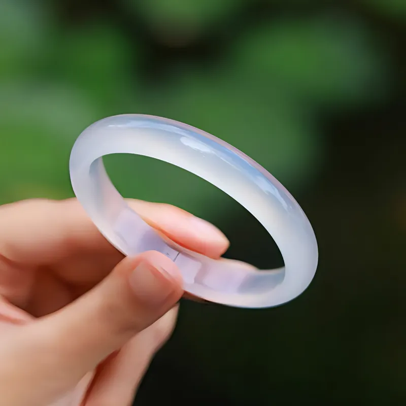 CUIYUYAWEI Chalcedony Bangles Unisex-1