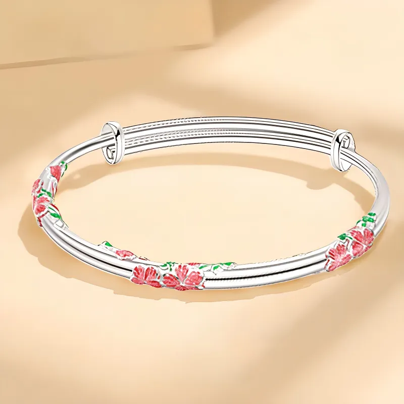Bear Silversmith 999 Fine Silver Sterling Silver Bangle Women's-0