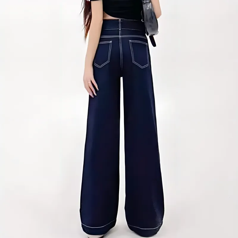 COVER TIME Jeans Women's Dark Blue-3
