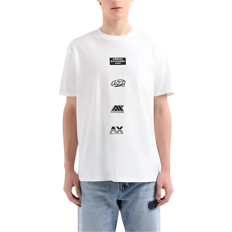 ARMANI EXCHANGEAE SS25 T Shirt Men's White-2