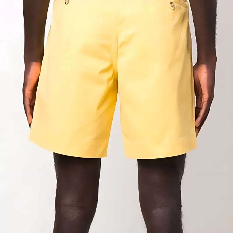 Polo Ralph Lauren Casual Shorts Men Yellow-4