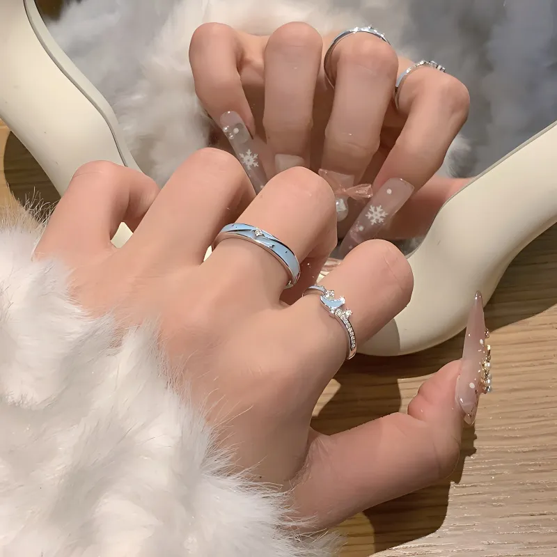 Bifeiman 999 Fine Silver Rings Unisex-2