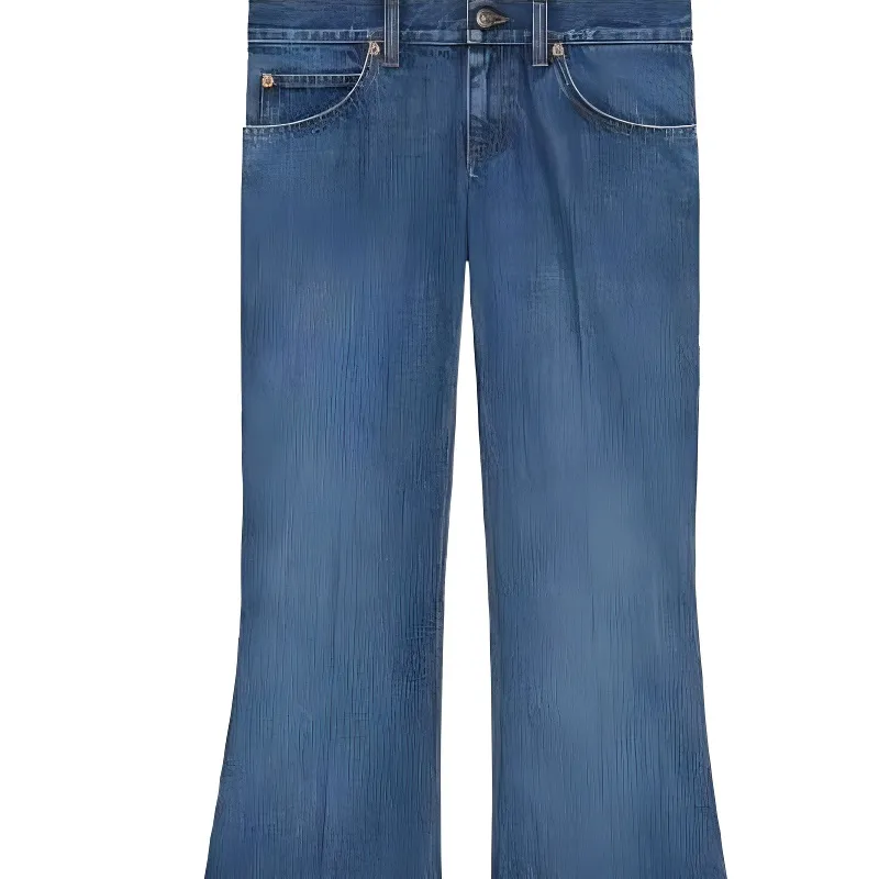 GUCCI SS24 Jeans Women's Dark Blue-4