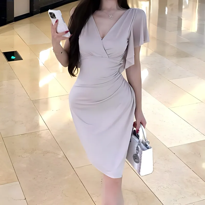 TURN UP Short Sleeved Dress Women's-2