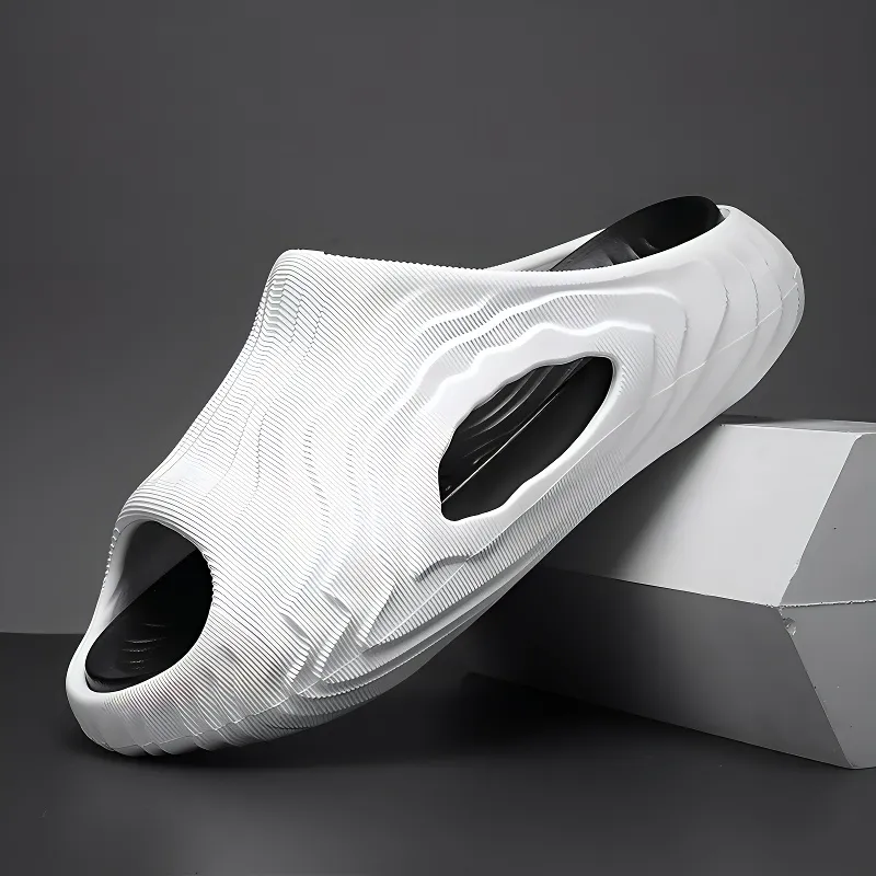 Darcy Sen Slippers White Black, Black, Gray White, Green White-3