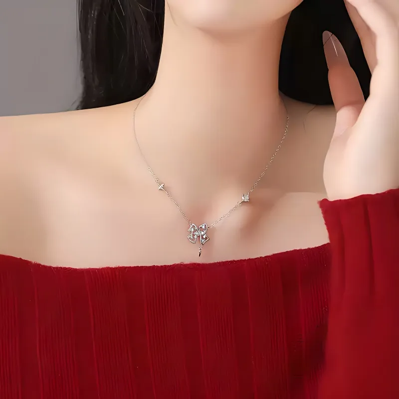 Seven Little Craftsmen S925 Silver Necklaces Women's-4