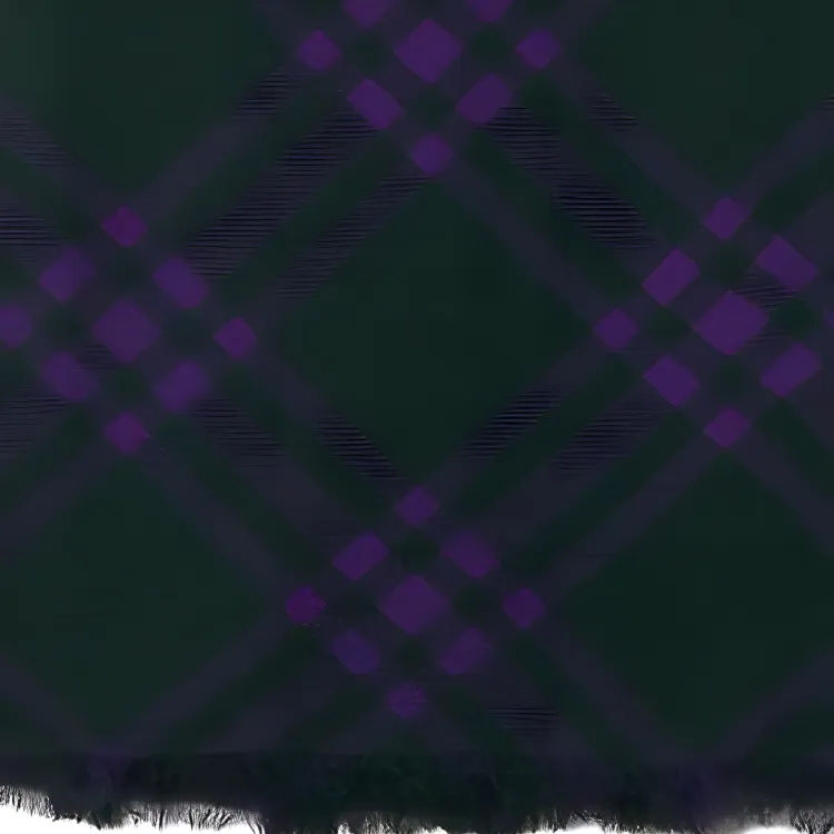 Burberry Vintage Check Frayed Edge Skirt-4