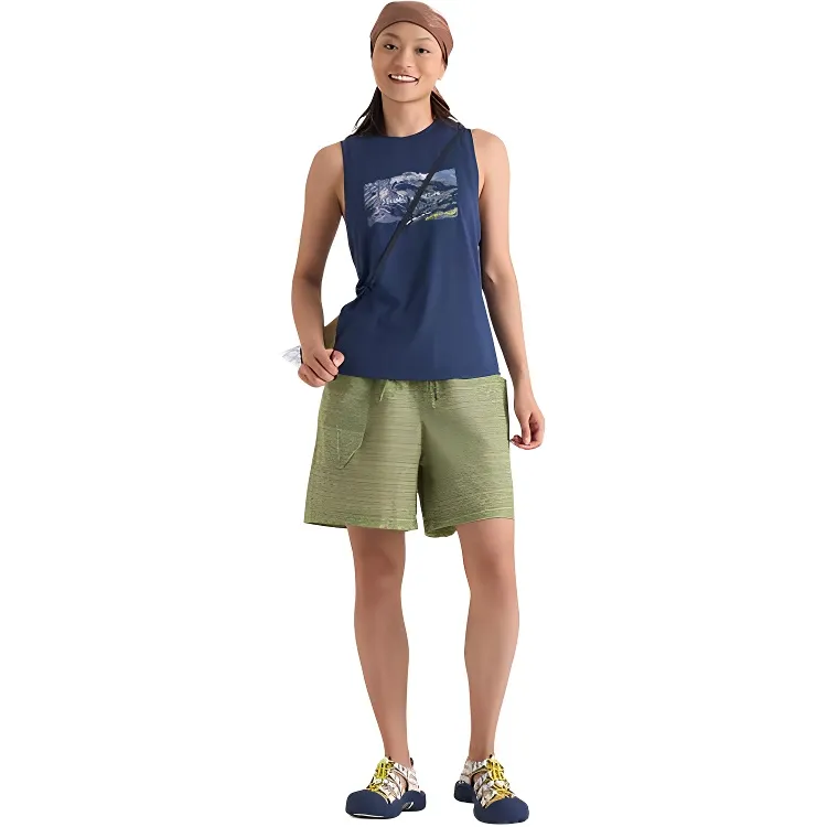 ANGAORUO Sports Shorts Women's Khaki Green-1