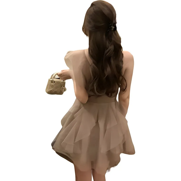 GUOZHEN Sleeveless Dress Women's-1
