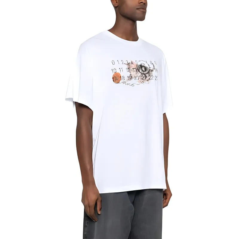 MM6 Maison Margiela T Shirt Men's White-2