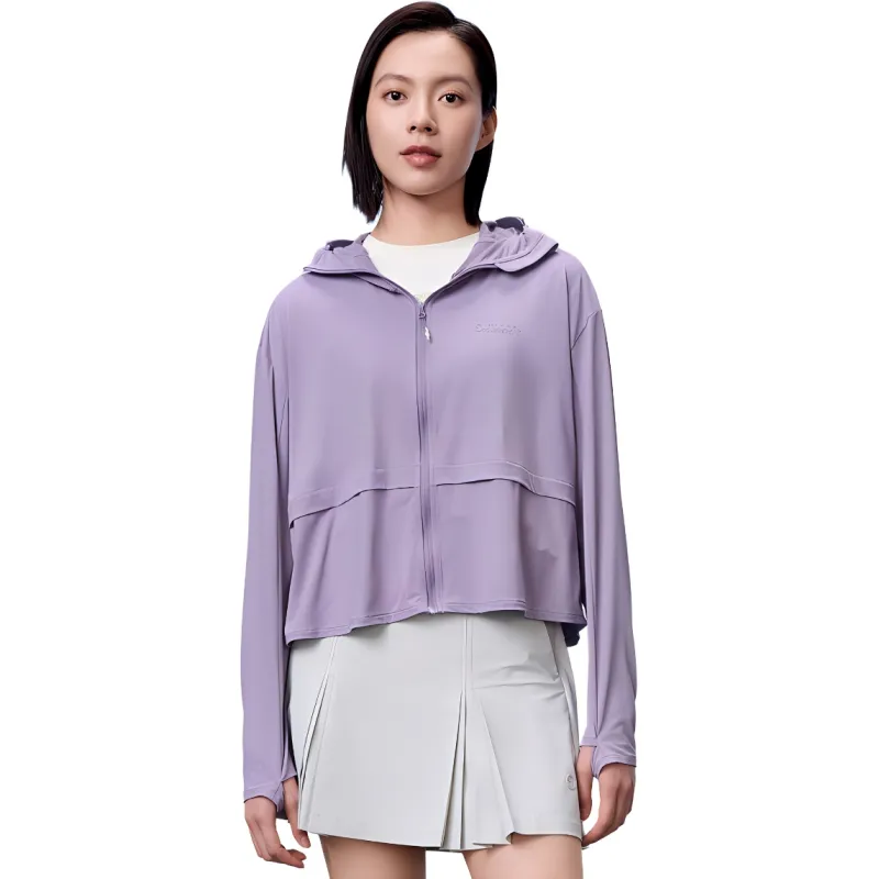 OUTDOOR PRODUCTS Breathable UV Protection Sun Protection Clothing Women's Gray Purple-1