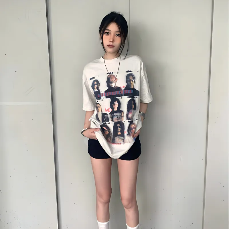 City Hipster T-Shirts Unisex Gray-3