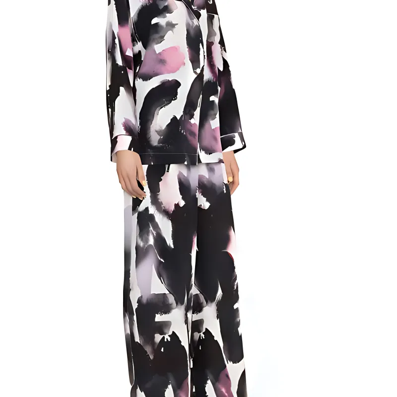 Alexander McQueen Wide Leg High Rise Pants-4