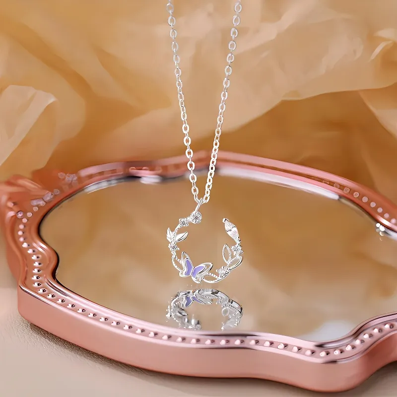 Barbie S925 Silver Necklaces Women's-2