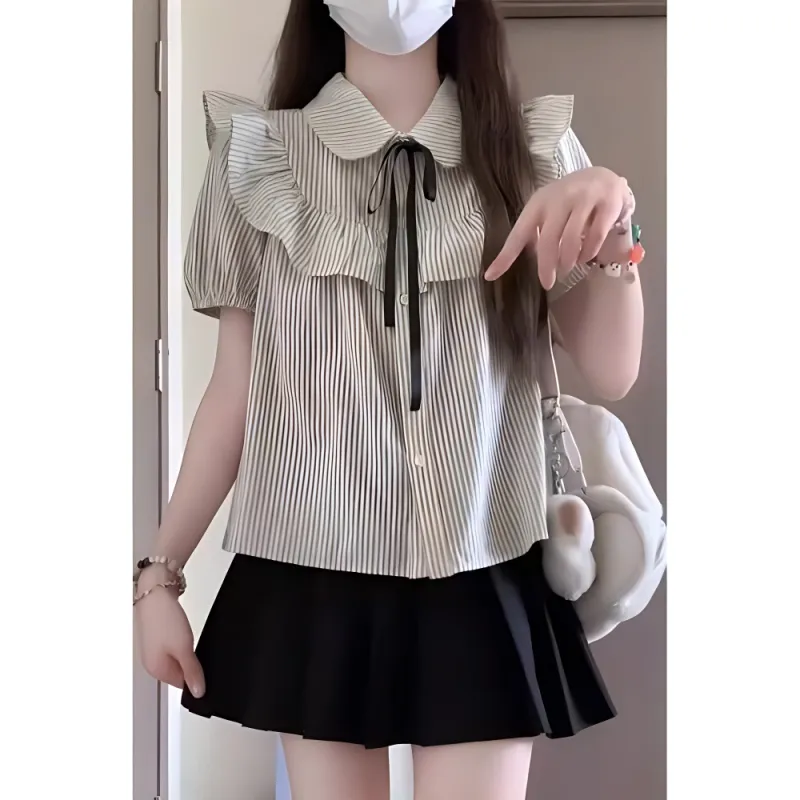XIANSINIAO Two Piece Skirt Sets Women's Image Color-1