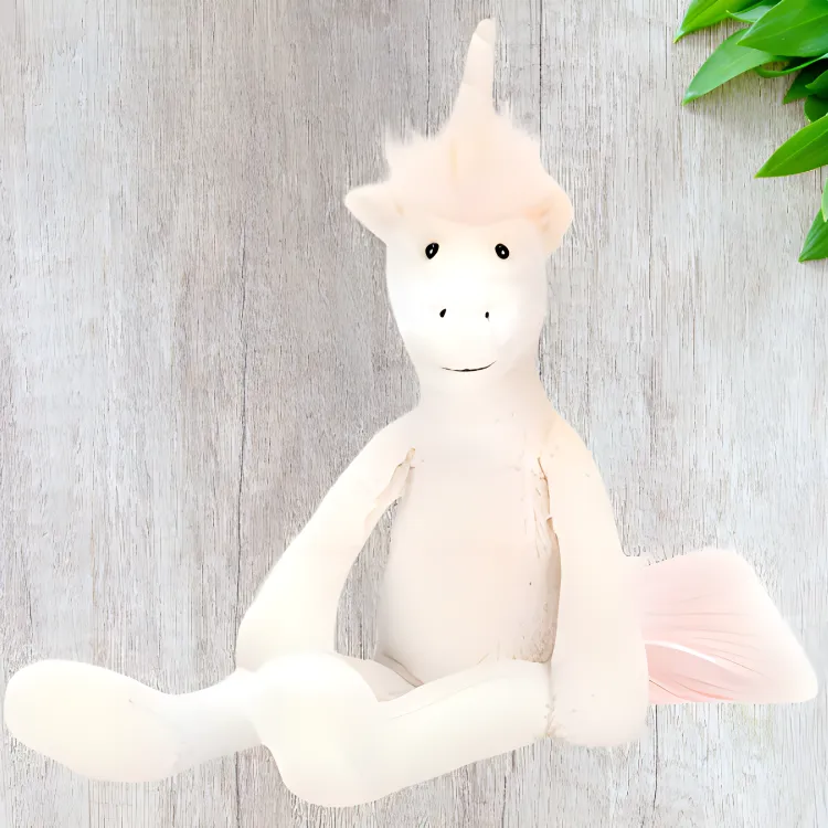 JELLYCAT Mythical Animal Collection Ivory Unicorn Dolls Plush Doll 40cm High-3