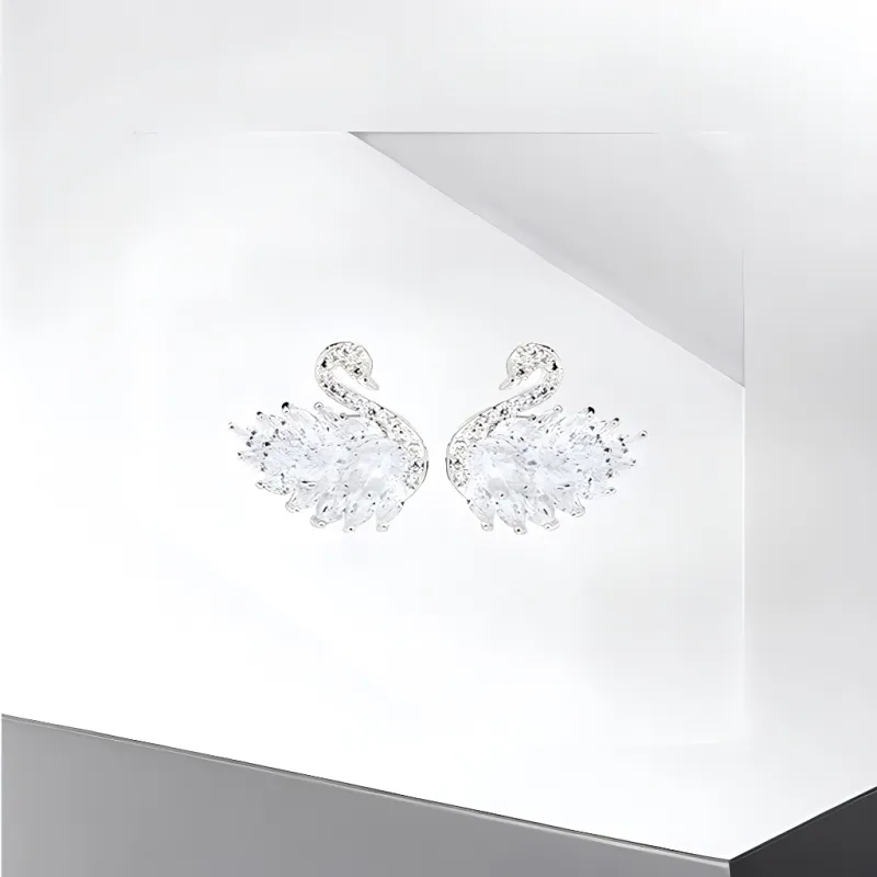 Universe Search Alloy Stud Earrings Unisex-13