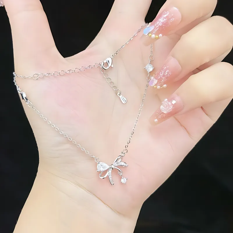 Barbie 999 Fine Silver Necklaces Women's-3