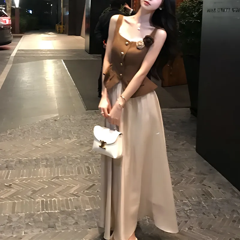 Incolore Two Piece Skirt Sets Women's-4
