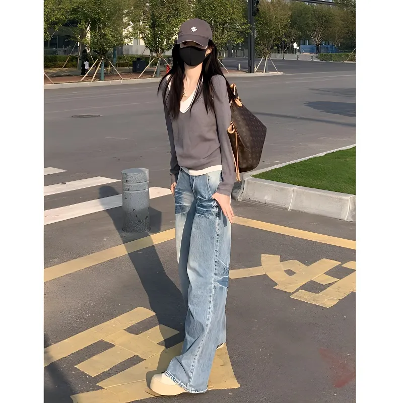 CORNILOT Jeans Unisex Blue-1