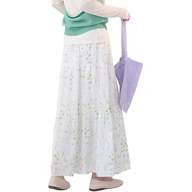 Mu Xiao Xin Casual Long Skirt Women's-10