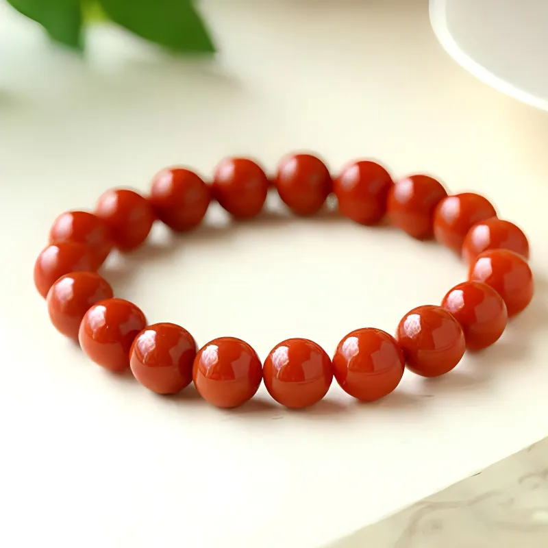Xifeng Building Southern Red Agate Bracelets Women's-1