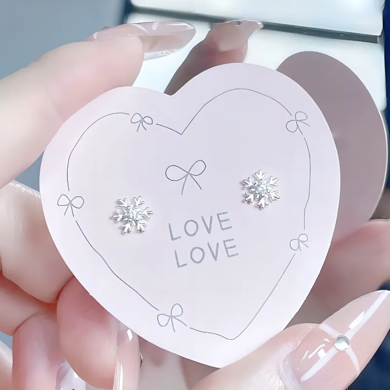 Barbie 999 Fine Silver Stud Earrings Women's-4