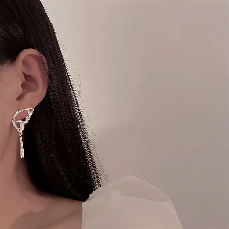 May10th S925 Silver Stud Earrings Women's-1