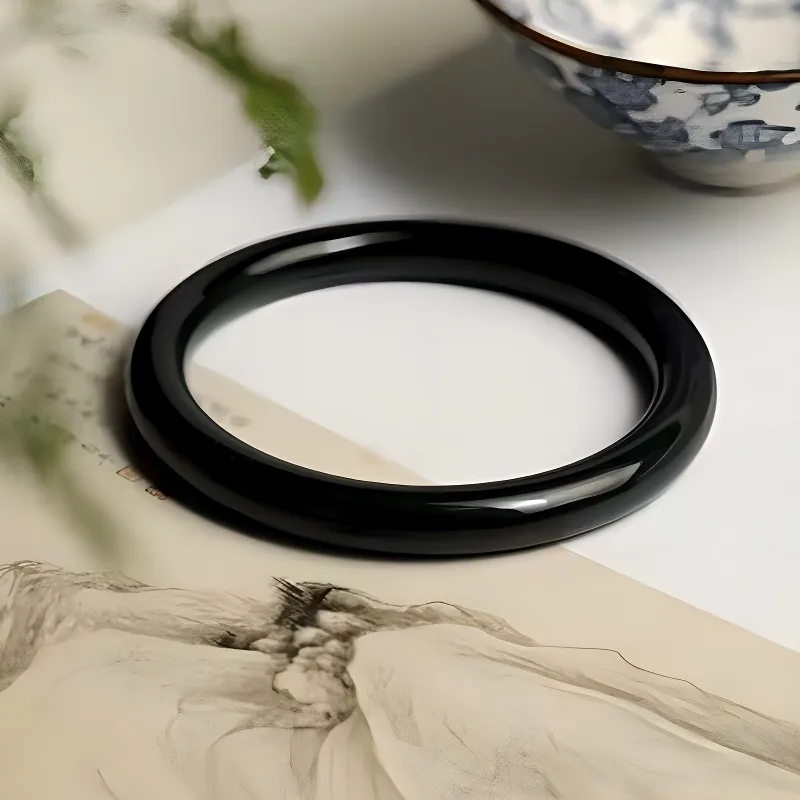 FMC Hetian Jade Bangles Unisex-3