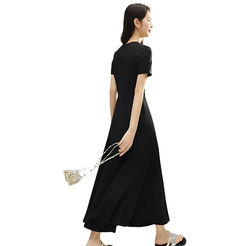 Late White Short Sleeved Dress Women's-3