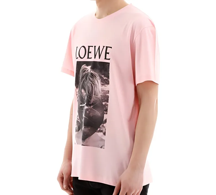 LOEWE T Shirts Men Pink-1