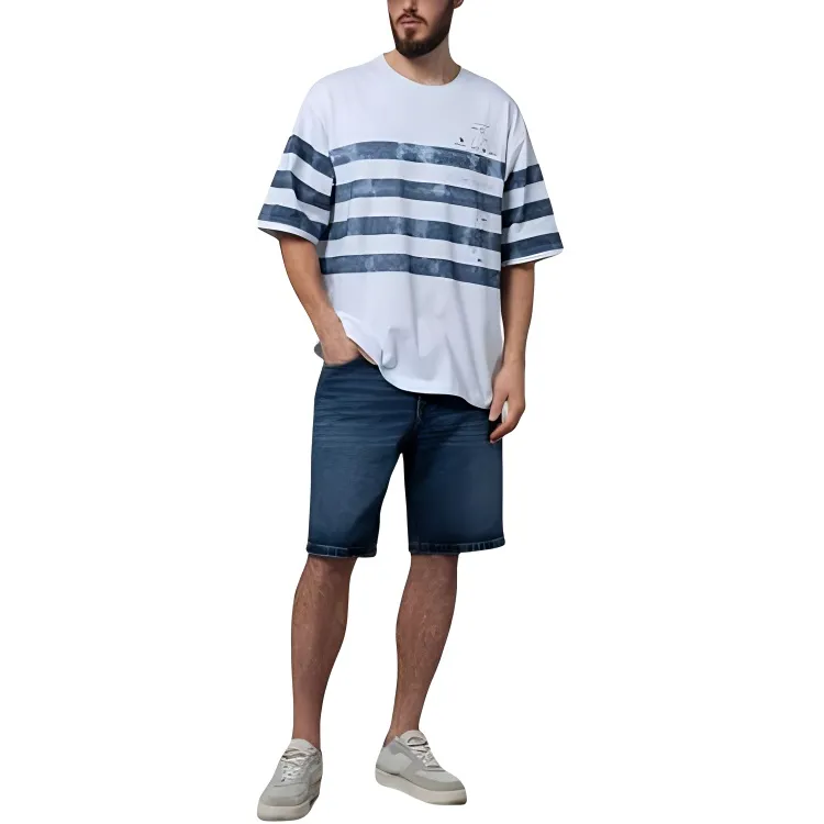 ARMANI EXCHANGEAE SS23 Denim Shorts Men's Blue-4