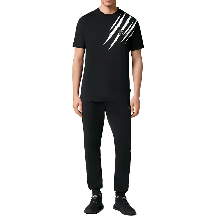 PLEIN SPORT Graphic print Short sleeved T shirt-1