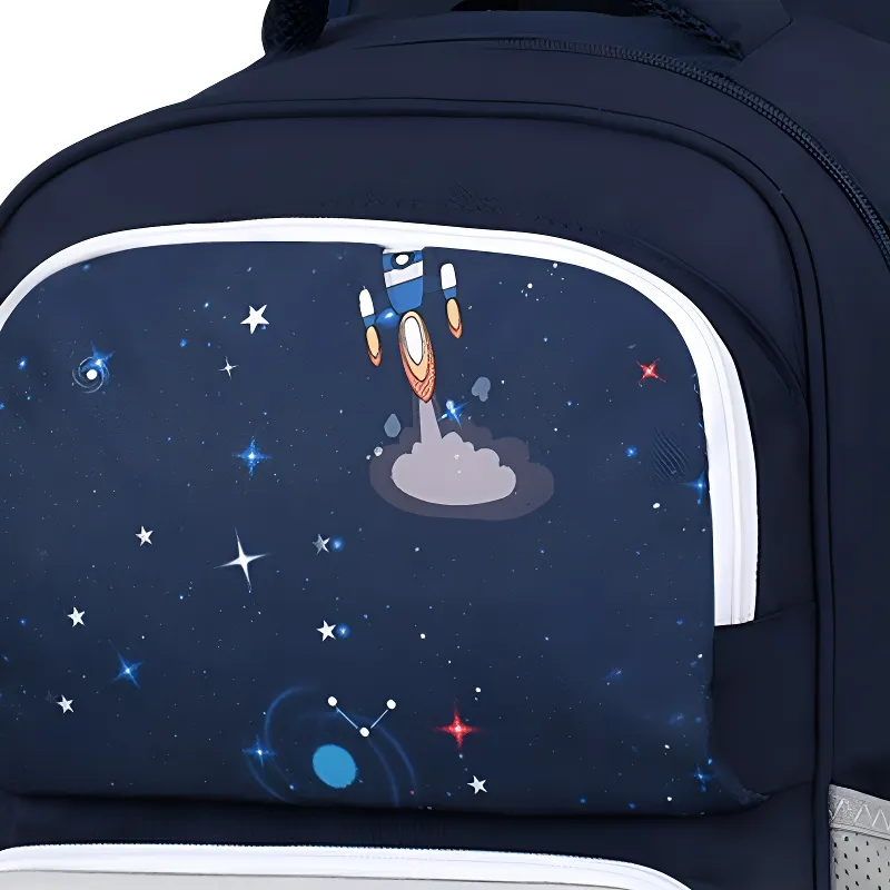 YOME Polyester Student Bag Unisex Multicolor-5