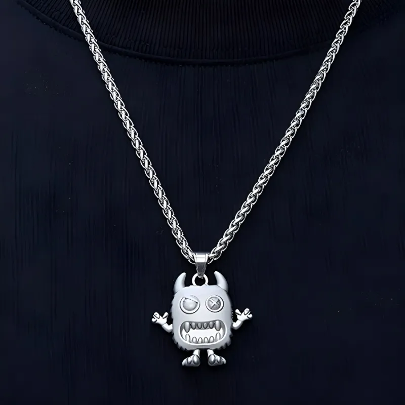 BLESSED BULLET Alloy Necklaces Unisex-2