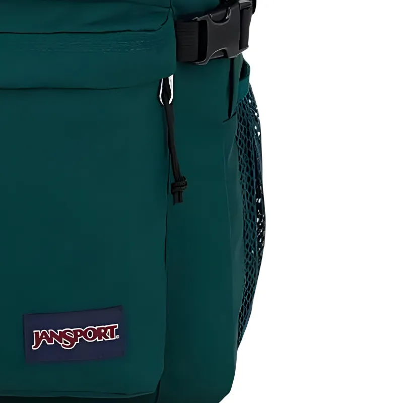 JanSport Recycled Polyester Backpack Unisex Dark Juniper-3