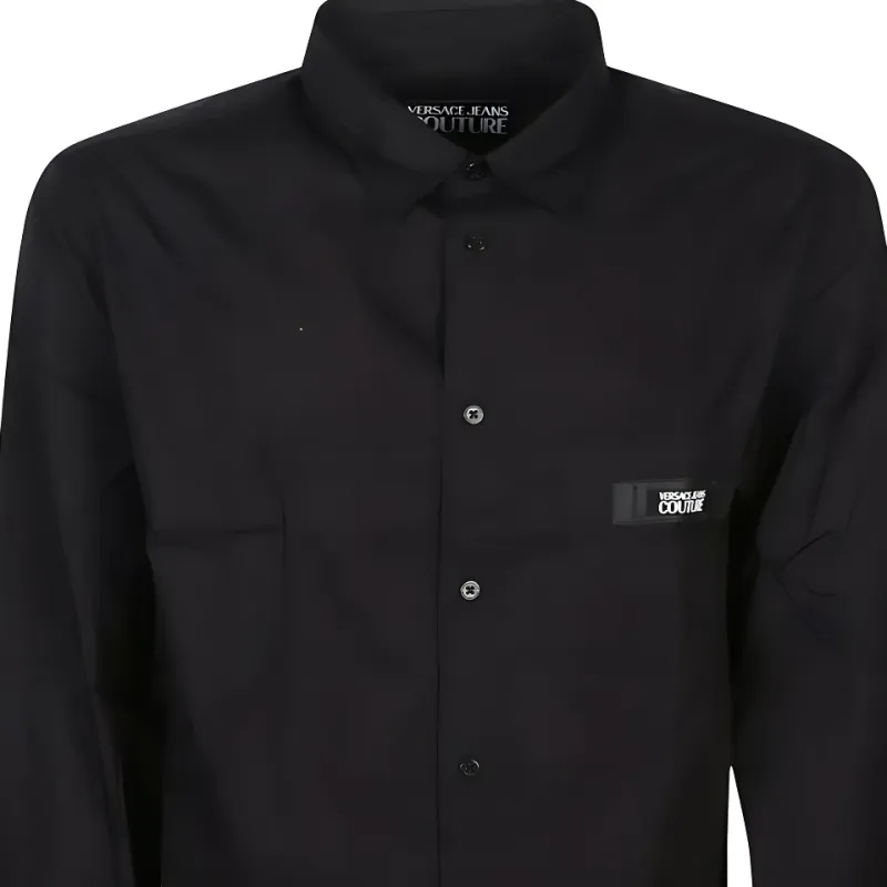VERSACE JEANS COUTURE Shirt Men's Black-4