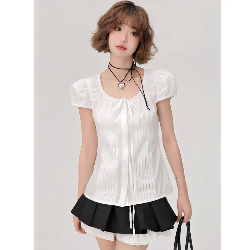 SLEEP AT 11 T Shirts Women's White-5