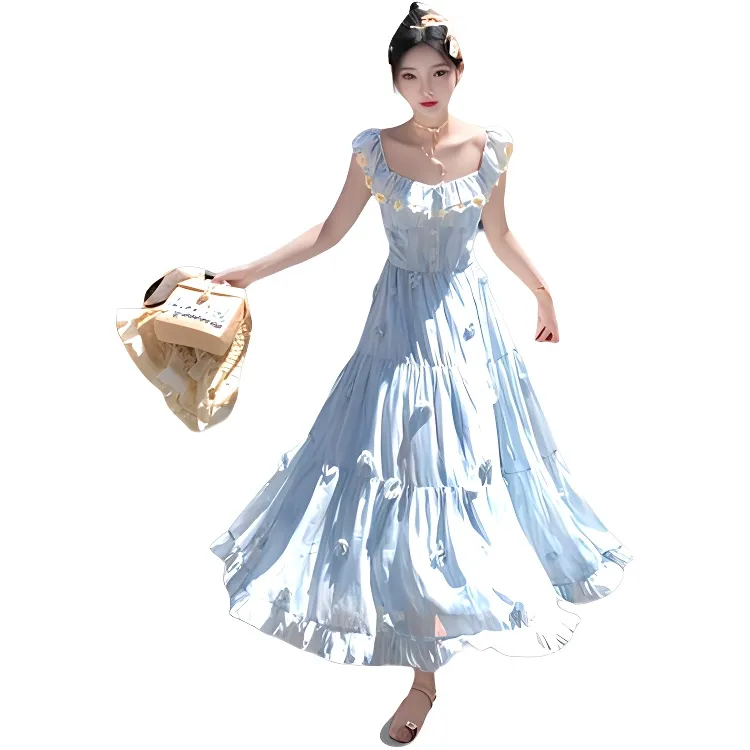 XIANSINIAO 2025 Spring Summer Slip Dress Women's-1