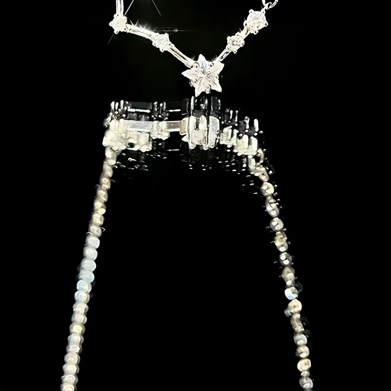 Regalrose S925 Silver Necklaces Women's Silver-4